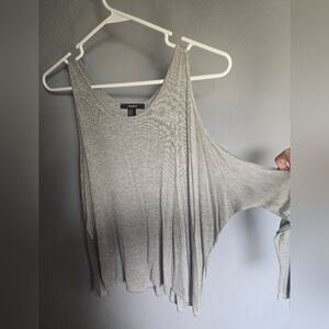 Forever 21 Light Gray Top